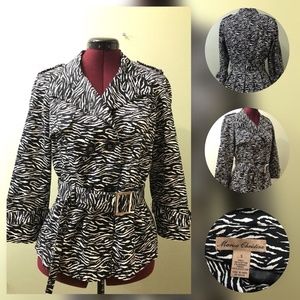 MARIA CHRISTINA WOMAN COAT BLAZER SIZE SMALL